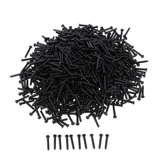 Badminton Racket Equipment Nylon Eyelets - Black 2.1x13.2, as described