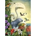 thumbnail image 1 of Pintura de diamante (DE5901) 5D DIY Cuadrado Luna Pájaros Imagen de diamantes de imitación 20X30cm Hugtrwg Para estrenar, 1 of 1