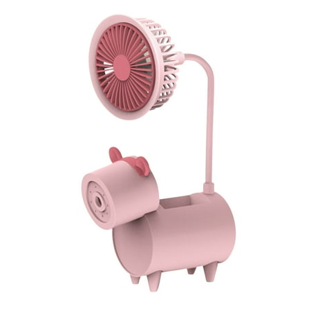 

Bescita Fun Fan Student Pen Holder Fan Pencil Sharpener Fan Multi-Function Fan Cartoon Usb