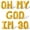 Gold, variant on Letter Balloons - OH MY GOD IM 30 16" Inch Alphabet Letters Foil Mylar Balloon 30th Birthday Party Banner (Gold)