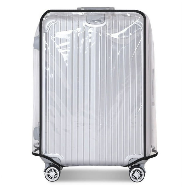 Estuche para equipaje transparente resistente al desgaste engrosado, estuche para maleta con ruedas translúcido impermeable y a prueba de polvo, funda protectora de PVC
