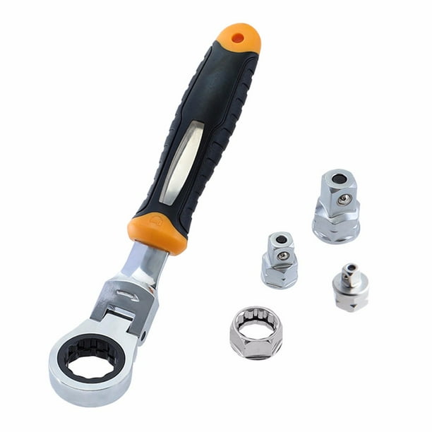 Lovehome 5pcs Ratchet Wrench 1 4 3 8 1 2 Adjustable Sleeve Wrench Auto Repair Tool Set Walmart Com Walmart Com