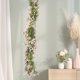 thumbnail image 5 of Vides de flor de gypsophila rosa simulada de rattan, enredaderas decorativas de flores falsas para tuberías de acondicionamiento, techo de salón, rattan de eucalipto retorcido de plástico, 5 of 6