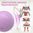 thumbnail image 2 of Maxgia 3" Single Massage Ball, 5 Speeds Vibrating Massage Ball Roller for Trigger Point Therapy, Deep Tissue Massager for Back, Neck, Foot, Myofascial Release, Pain Relief, Muscle Recovery,Purple, 2 of 7