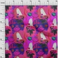 thumbnail image 3 of oneOone Cotton Silk Purple Fabric Halloween Sewing Craft Projects Fabric Prints By Yard 42 Inch Wide, 3 of 4