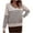 Khaki, variant on biudgviw Striped Sweater for Womens Trendy V Neck Long Sleeve Pullover Tops Loose Winter Warm Soft Knitted Tunic Shirts
