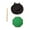 Green, variant on 12-inch Drum Practice Pad and Sticks Set with Storage Bag Maple Drum Sticks Gift