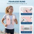 thumbnail image 3 of Running Hydration Vest,Lightweight Reflective Sports Vest with Water Bottle & Phone Pockets,Adjustable Chest Strap for Marathon, Hiking, Cycling, Men Women, 3 of 7
