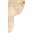 thumbnail image 3 of 6"W x 12"D x 24"H Crestline Rough Sawn Corbel, Douglas Fir, 3 of 9