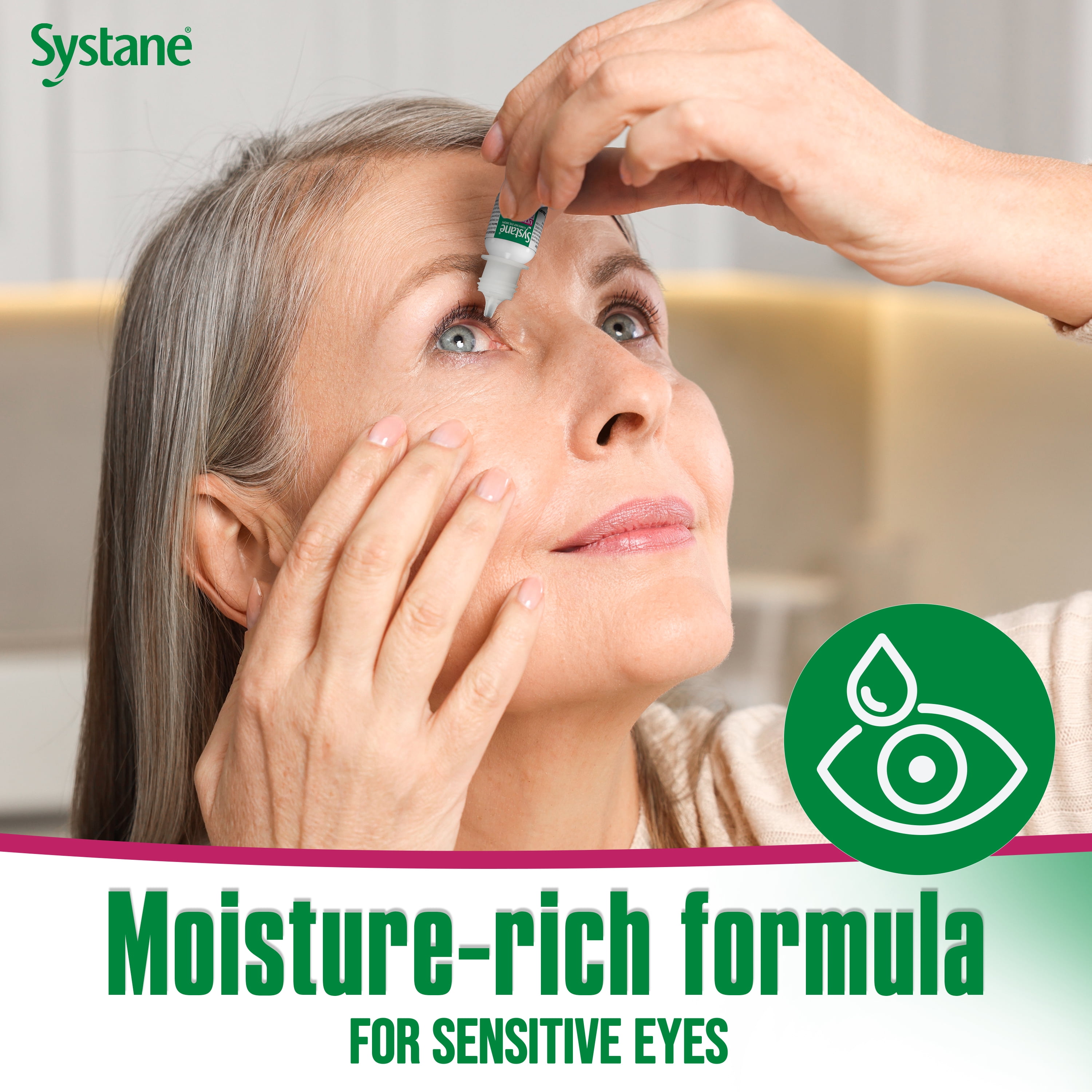(3 pack) Systane Ultra Liquid Eye Drops for Dry Eye Relief and Daily Use, 10 ml
