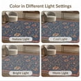 thumbnail image 7 of ODIKA 2'x3' Blue Red Floral Pattern Washable Doormat Intricate Geometric Motifs with Borders Non-Slip, Low Pile for Entryway, Kitchen, Laundry Room, 7 of 7