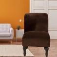 thumbnail image 4 of Funda de sofá perfecl sin brazos Marron oscuro, 4 of 8