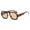 Khaki, variant on ibiyuan Sunglasses For Women Classic Round Sunglasses For Women Men Large Frame Fashion UV400 Shades