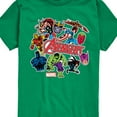 thumbnail image 3 of Marvel The Avengers - Stickers Style - Toddler And Youth Short Sleeve Graphic T-Shirt, 3 of 5