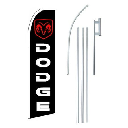 - NeoPlex Dodge Ram Polyester 15' x 2'6 Flag set
