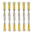 thumbnail image 2 of 6Pcs 88mm Aluminum, Push RodsTurnbuckle Rod Aluminum Alloy Push Alloy Adjustable RC Turnbuckle Linkage Accessories for RC Car Modelsred, 2 of 8