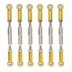 thumbnail image 1 of Varillas de empuje ajustables de aleación de aluminio, 6 uds., 88mm, accesorios de varillaje tensor para modelos de coches RC, dorado, 1 of 9