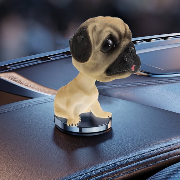 Masteelf Adorable Bobbing Head Dog For Car Dashboard Shaking Head Dog Toy Dog Head Shaking Car Decoration Resin Bobble Head Dog