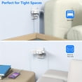 thumbnail image 4 of MesaSe 2 Pack JCBLAON Multi Plug Outlet Extender - 3 Way Outlet Wall Adapter  Cruise Essentials  Electrical Wall Outlet Splitter  Small Multiple Plug Expander For Cruise Ship Home Office, 4 of 6