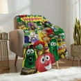 thumbnail image 5 of Veggietales Throw Blanket Gifts for Fans Lover Girls Boys Women Present Hoodie Him Bed 30"x40", 5 of 6