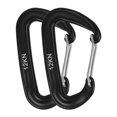 thumbnail image 2 of Yeacher 6 Pcs Mousquetons 12 Kn Mousquetons Robustes pour Hamacs Camping Randonnée Backpacking, 2 of 7