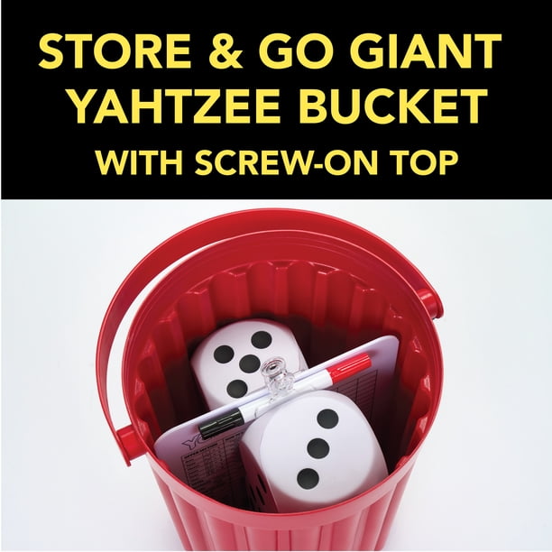HASBRO Yahtzee - Oversized Foam Dice Set - Family Game Night