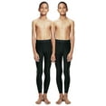 thumbnail image 2 of DevOps Base Layers Boys UPF 50+ Compression Base Layer Pants, Black (3 Pack), 2 of 6