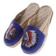 thumbnail image 4 of 1 Par Zapatos Mocasines de Estilo Mu Baja Deporte de Mujer Hombre EU 37-40 Azul 39 Soledad Zapatillas planas bordadas, 4 of 10