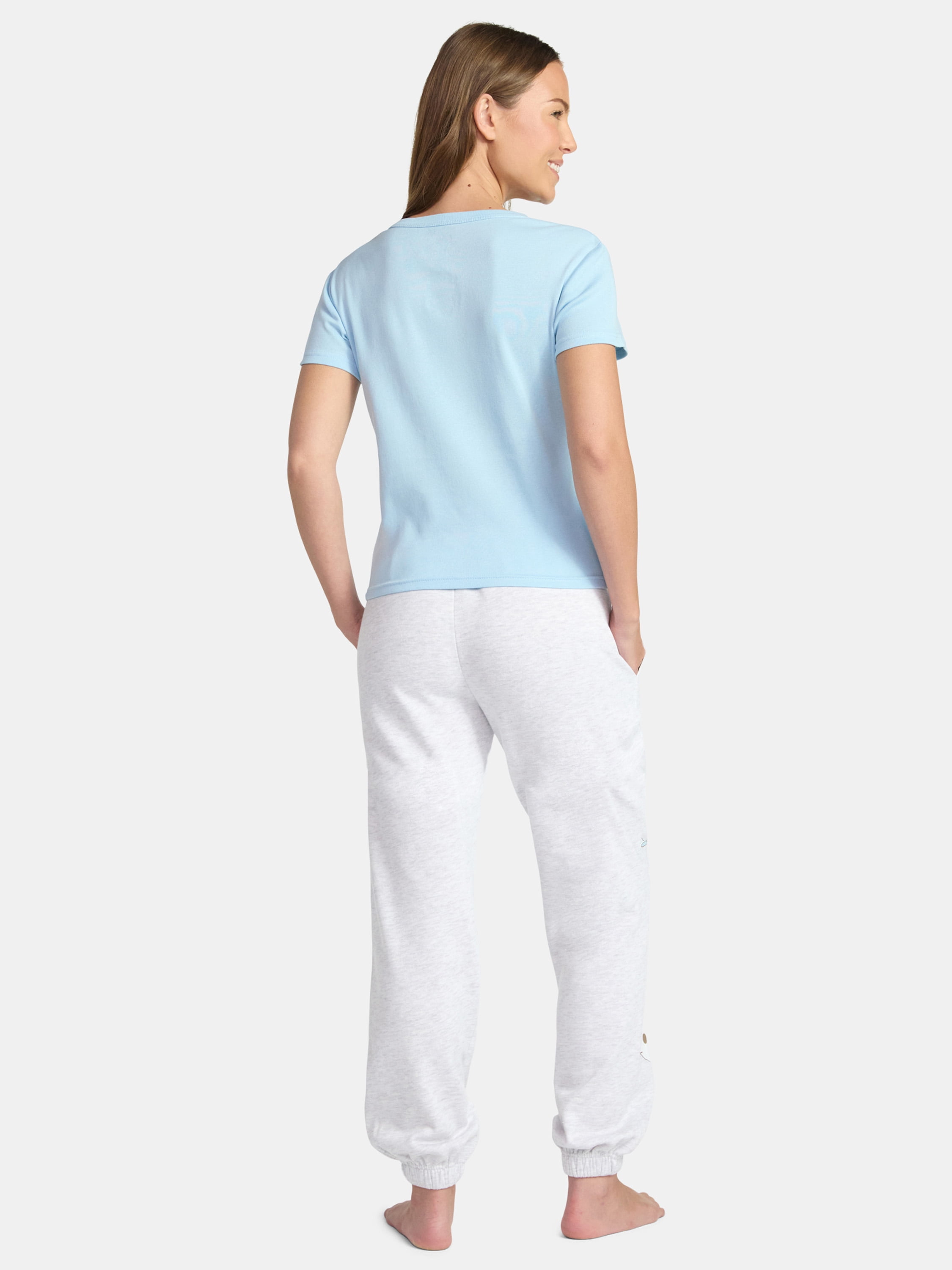 Hello Kitty Women's Tee and Pant Outfit Set, 2-Piece, Sizes XXS-XXL