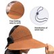 thumbnail image 3 of Sombreros para el sol para mujer, ligeros, plegables y empacables, para playa, 3 of 5