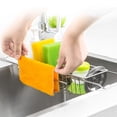 thumbnail image 4 of WEUVEB Kitchen Sink Sponge Holder with Efficient Draining Design, Household Organizer for Tidy Cleaning Area, 4 of 8