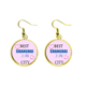 thumbnail image 1 of Marcas de Shanghái Ear Dangle Golden Drop Earring Jewelry Mujer Unbranded M, 1 of 3
