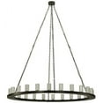 thumbnail image 4 of Meyda Tiffany 136072 72" W Loxley 24 Light Chandelier - Bronze, 4 of 5