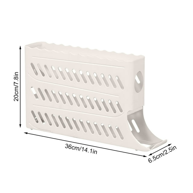 YoGold Porte-Œufs à 4 Niveaux pour Réfrigérateur, Porte-Œufs pour Réfrigérateur, Distributeur d'Œufs pour Réfrigérateur Roule, Porte-Œufs, Organisateur d'Œufs pour Réfrigérateur Adapté & Distributeur d'Œufs de Cuisine