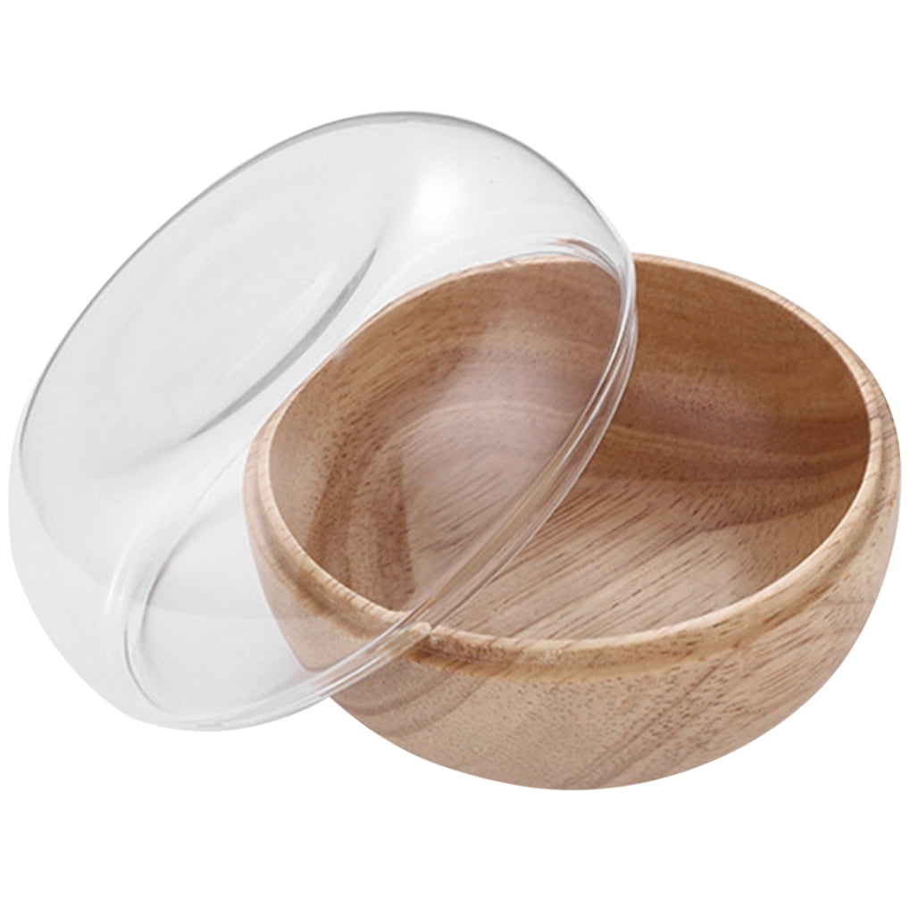 OULII Multi-Color Wooden Dessert Bowl for Storage Use Easy to Clean