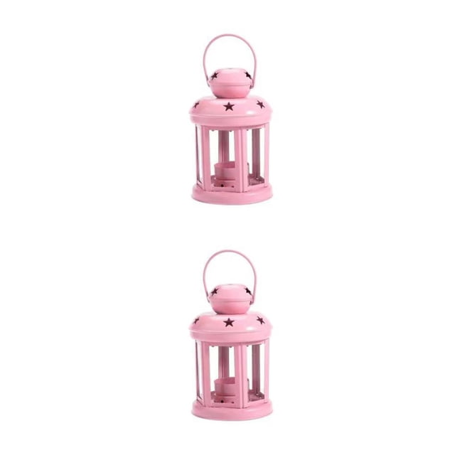 Injueey Candle Stand Star Pendant Lantern Decorations Coffee Living Room Candlestick Craft Tabletop Hotel Office Handle with Shop Type1 NO1