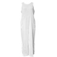 thumbnail image 3 of Women's Sleeveless Backless Wide Leg Jumpsuit - Loose Fit Romper for Daily & Vacation - Summer Comfort, 3 of 3