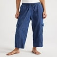 thumbnail image 1 of CHOK Women’s Mid-Rise Pull-On Cargo Pants  27” Inseam  Sizes XS-XXL, 1 of 6