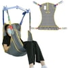 EZ Assistive Universal Full Body Hoyer Lift Sling, Lightweight Mesh Fabric , Gray, 500 lb