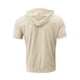 thumbnail image 2 of Camisas de Manga Corta de los Hombres Delgada con Cordón Botón Arriba con Capucha, Blusa de Poliéster Transpirable para Diario, 2 of 5