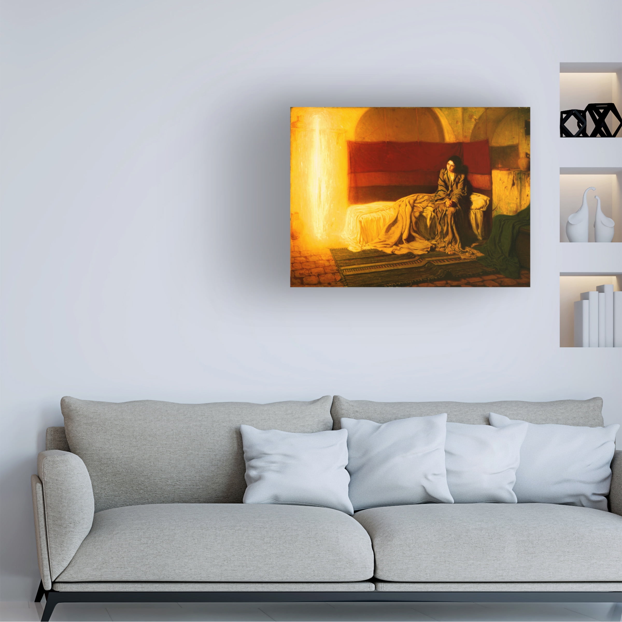 Trademark Fine Art Henry Ossawa Tanner The Annunciation Canvas Wall Art - 18x24