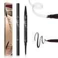 thumbnail image 1 of Crayon à Sourcils 2-en-1, Stylo de Microblading 3D Imperméable Longue Tenue (Noir), 1 of 8