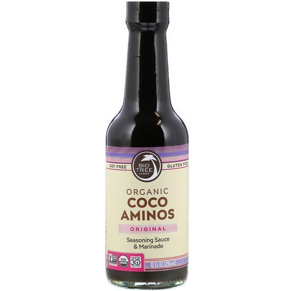 Big Tree Farms, Organic Coco Aminos, Seasoning Sauce & Marinade, Original, 10 fl oz Pack of 3