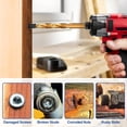thumbnail image 4 of 14pcs Easy Out Bolt Extractor Kit with Canvas Bag, HSS Left Handed Drill Bit Set and Broken Screw Extractor Set for Removing Stripped Screws, Broken Bolts, Damaged Nuts Easy Outs, 4 of 6