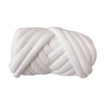 thumbnail image 4 of GUOOL Arm Knit Yarn for Quick Finger Weave Hand Knitting, 2.2lbs Velvet Washable Bulky White, 4 of 9