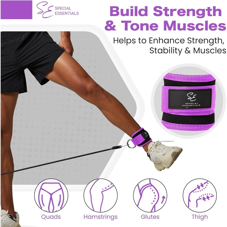 Sangle De Kickback Fessier SYL Fitness – Pour Machine à Câble, Entraînement Jambes Et Fessiers, Home Gym