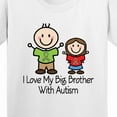 thumbnail image 4 of Inktastic I Love My Brother with Autism Youth T-Shirt, 4 of 5