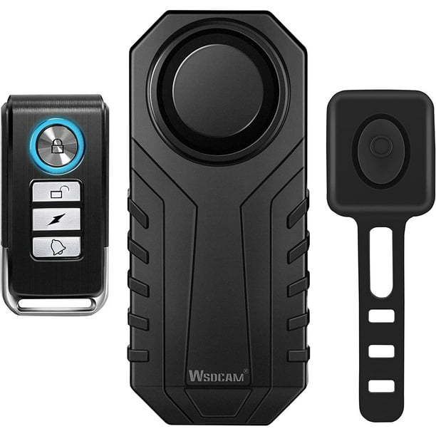 Wsdcam Bike Alarm Bicycle Horn AntiTheft Waterproof Vibration Sensor