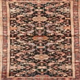 thumbnail image 1 of Ahgly Company Machine Washable Indoor Square Traditional Tangerine Pink Area Rugs, 3' Square, 1 of 7