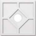 thumbnail image 2 of Ekena Millwork CMP18EY-04000 18 in. OD x 4 in. ID Square Embry Architectural Grade PVC Contemporary Ceiling Medallion, 2 of 4